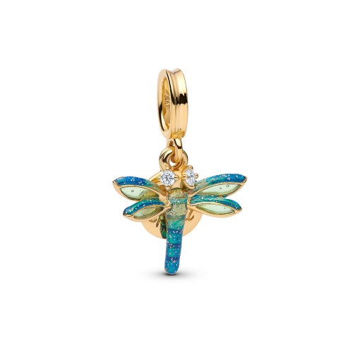 Pandora Dragonfly Double Dangle Charm Pandora Dragonfly Double Dangle Charm