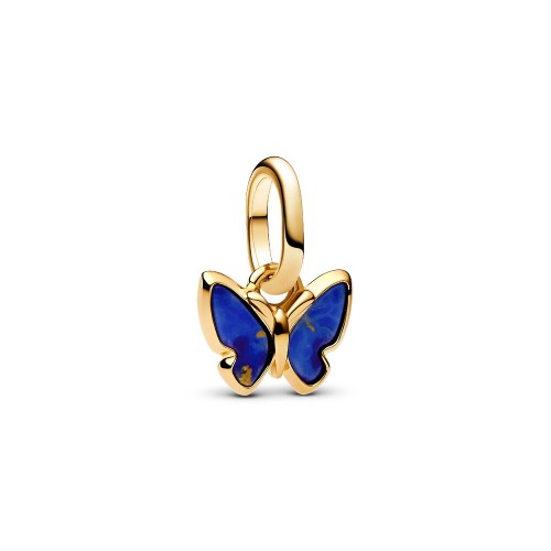 Pandora Blue Butterfly Mini Dangle Charm Pandora Blue Butterfly Mini Dangle Charm