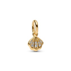 Pandora Sparkling Shell Mini Dangle Charm