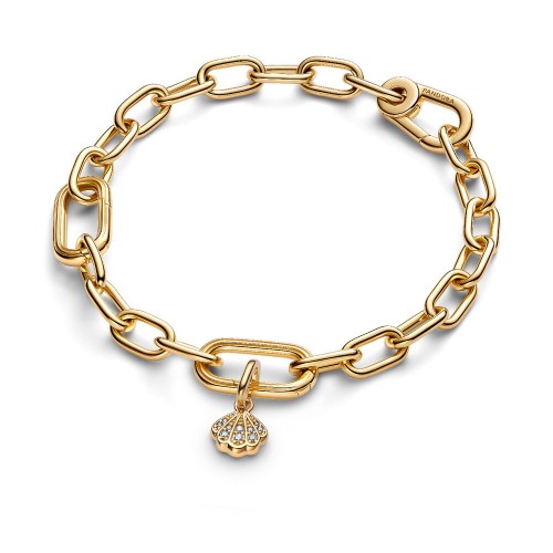 Pandora Sparkling Shell Mini Dangle Charm