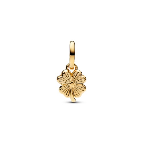 Pandora White Lucky Clover Dangle Charm Pandora White Lucky Clover Dangle Charm