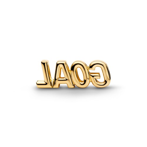 Pandora Goal Script Charm Pandora Goal Script Charm