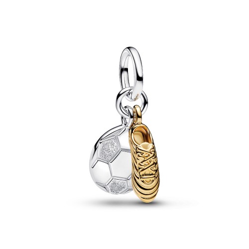 Pandora Soccer Shoe Double Dangle Charm Pandora Soccer Shoe Double Dangle Charm