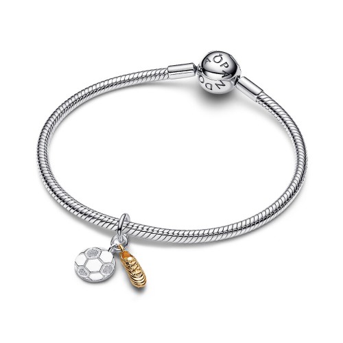 Pandora Soccer Shoe Double Dangle Charm Pandora Soccer Shoe Double Dangle Charm