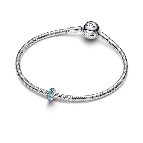Pandora Ice Blue Stone Spacer Charm