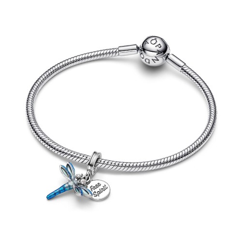 Pandora Dragonfly Double Dangle Charm Pandora Dragonfly Double Dangle Charm
