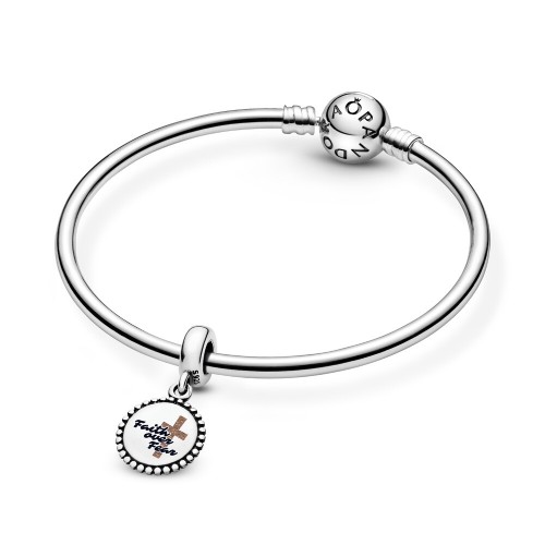 Pandora Faith over fear Dangle Charm
