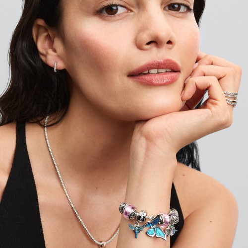 Pandora Dragonfly Double Dangle Charm Pandora Dragonfly Double Dangle Charm