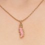 Pandora Pink Caterpillar Charm Pandora Pink Caterpillar Charm