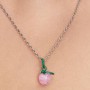 Pandora Murano Pink Apple Charm Pandora Murano Pink Apple Charm