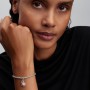 Pandora Two-Tone Blooming Flower Dangle Charm