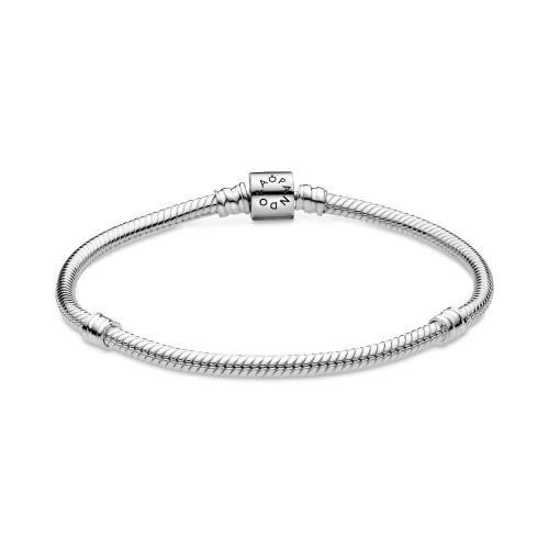 Pandora Moments Barrel Clasp Snake Chain Bracelet Pandora Moments Barrel Clasp Snake Chain Bracelet