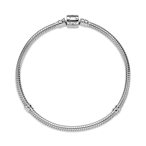 Pandora Moments Barrel Clasp Snake Chain Bracelet Pandora Moments Barrel Clasp Snake Chain Bracelet