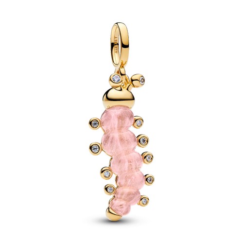 Pandora Pink Caterpillar Charm Pandora Pink Caterpillar Charm