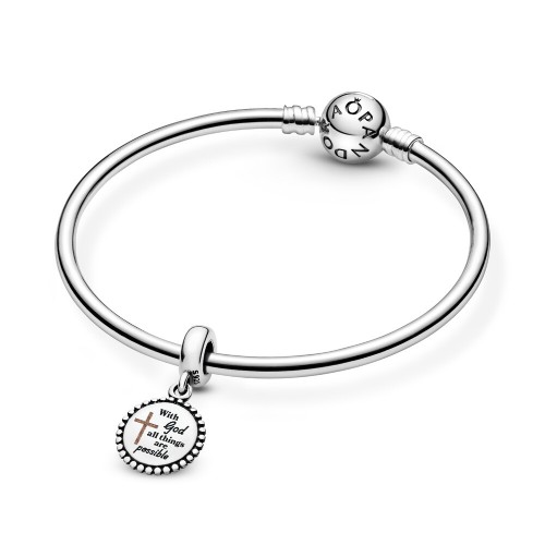 Pandora With God all things are possible Dangle Charm