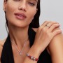 Pandora Disney Stitch Rose Murano Glass Charm Pandora Disney Stitch Rose Murano Glass Charm