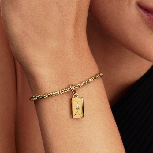 Pandora Engravable & Openable Envelope Dangle Charm Pandora Engravable & Openable Envelope Dangle Charm