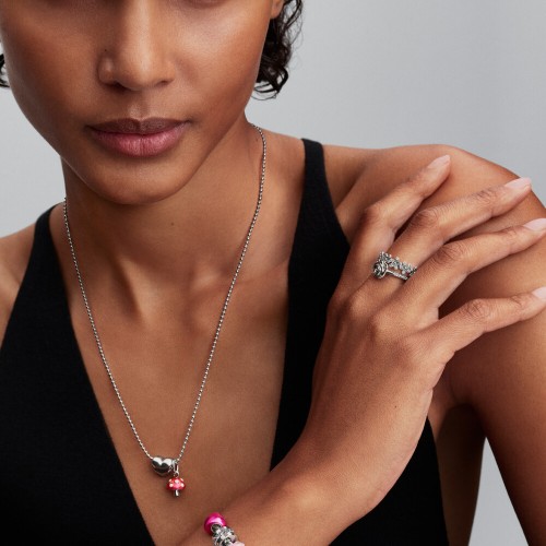 Pandora Glow-in-the-dark Mushroom Dangle Charm