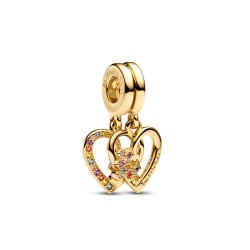 Pandora Splittable Puzzle Piece Hearts Dangle Charm Pandora Splittable Puzzle Piece Hearts Dangle Charm