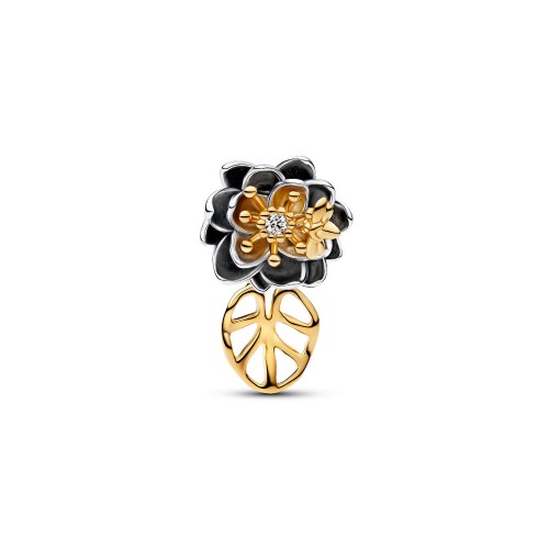 Pandora Disney Princess Tiana Water Lily Lab-grown Diamond Charm Pandora Disney Princess Tiana Water Lily Lab-grown Diamond Charm