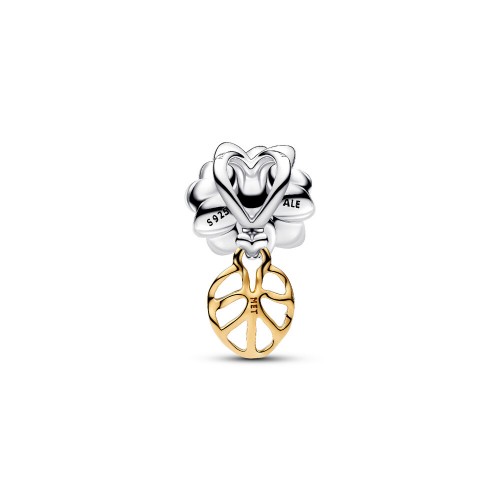 Pandora Disney Princess Tiana Water Lily Lab-grown Diamond Charm Pandora Disney Princess Tiana Water Lily Lab-grown Diamond Charm