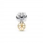 Pandora Disney Princess Tiana Water Lily Lab-grown Diamond Charm Pandora Disney Princess Tiana Water Lily Lab-grown Diamond Charm