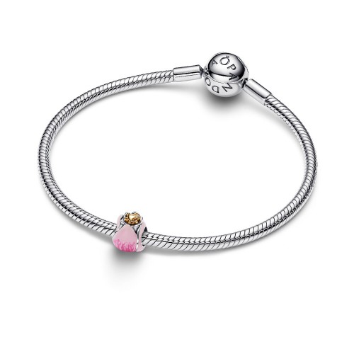 Pandora Pink Tulip Charm Pandora Pink Tulip Charm