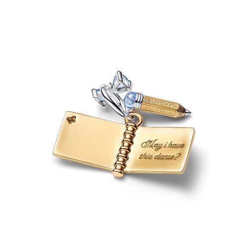Pandora Bridgerton Dance Card & Pencil Dangle Charm