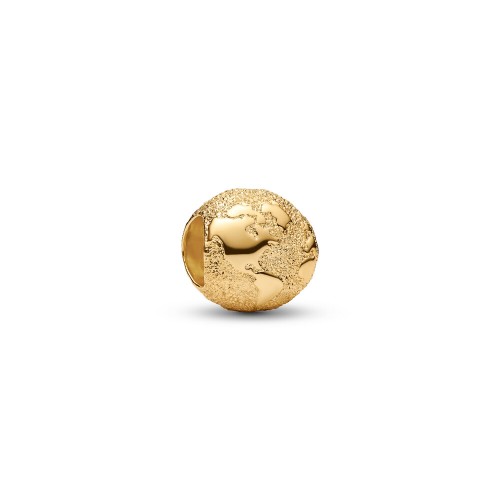 Pandora Textured Globe Mini Charm