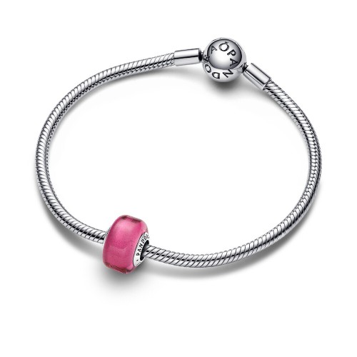 Pandora Pink Mini Murano Glass Charm Pandora Pink Mini Murano Glass Charm