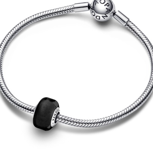 Pandora Black Mini Murano Glass Charm Pandora Black Mini Murano Glass Charm