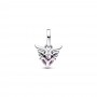 Pandora Winged Heart Mini Dangle Charm Pandora Winged Heart Mini Dangle Charm
