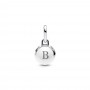 Pandora Engravable Evil Eye Murano Glass Mini Dangle Charm Pandora Engravable Evil Eye Murano Glass Mini Dangle Charm