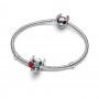 Pandora Disney Stitch Rose Murano Glass Charm Pandora Disney Stitch Rose Murano Glass Charm