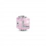 Pandora Pink Murano Glass Love Cube Charm Pandora Pink Murano Glass Love Cube Charm