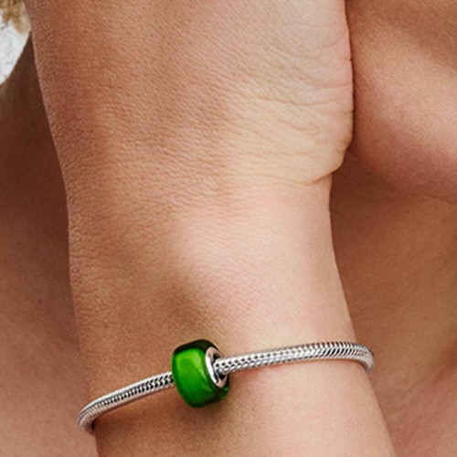 Pandora Green Mini Murano Glass Charm Pandora Green Mini Murano Glass Charm