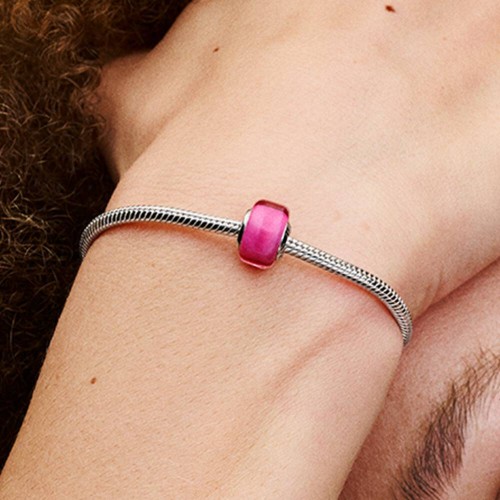 Pandora Pink Mini Murano Glass Charm Pandora Pink Mini Murano Glass Charm