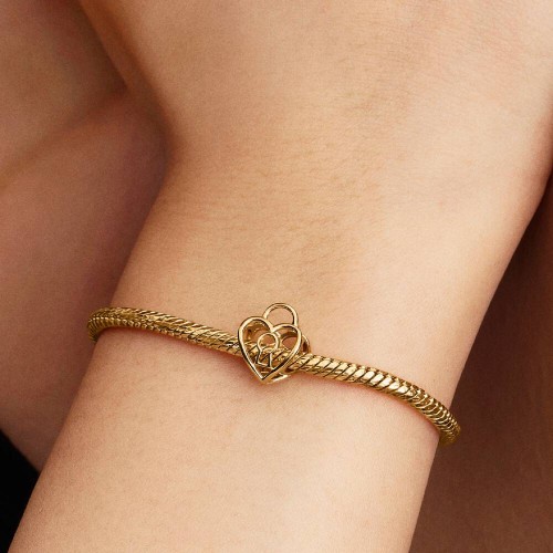 Pandora Openwork Heart Padlock Charm Pandora Openwork Heart Padlock Charm