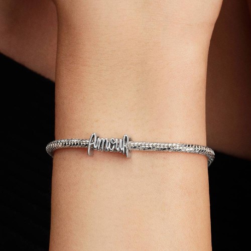 Pandora Amour Script Charm Pandora Amour Script Charm