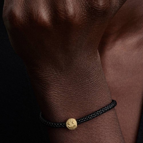 Pandora Textured Happy Face Mini Charm Pandora Textured Happy Face Mini Charm