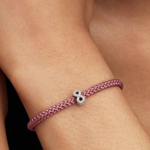 Pandora Textured Infinity Symbol Mini Charm Pandora Textured Infinity Symbol Mini Charm
