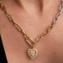 Pandora Radiating White Heart Medallion Charm Pandora Radiating White Heart Medallion Charm