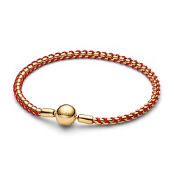 Pandora Red Cord Snake Chain Bracelet Pandora Red Cord Snake Chain Bracelet