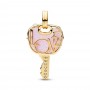 Pandora Opalescent Pink Love Key Large Dangle Charm Pandora Opalescent Pink Love Key Large Dangle Charm
