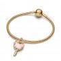 Pandora Opalescent Pink Love Key Large Dangle Charm Pandora Opalescent Pink Love Key Large Dangle Charm
