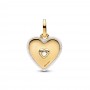 Pandora Radiating White Heart Medallion Charm Pandora Radiating White Heart Medallion Charm