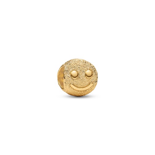 Pandora Textured Happy Face Mini Charm Pandora Textured Happy Face Mini Charm