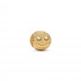 Pandora Textured Happy Face Mini Charm Pandora Textured Happy Face Mini Charm
