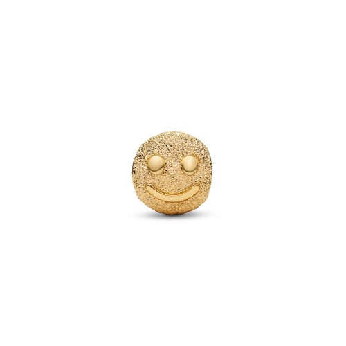 Pandora Textured Happy Face Mini Charm Pandora Textured Happy Face Mini Charm