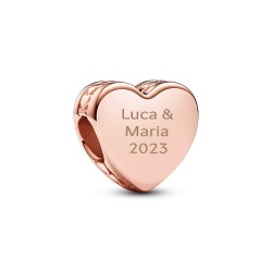 Pandora Engravable Heart Charm Pandora Engravable Heart Charm